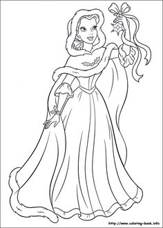 236x330 La Bella Durmiente Con Una Flor X Dibujos Para Colorear