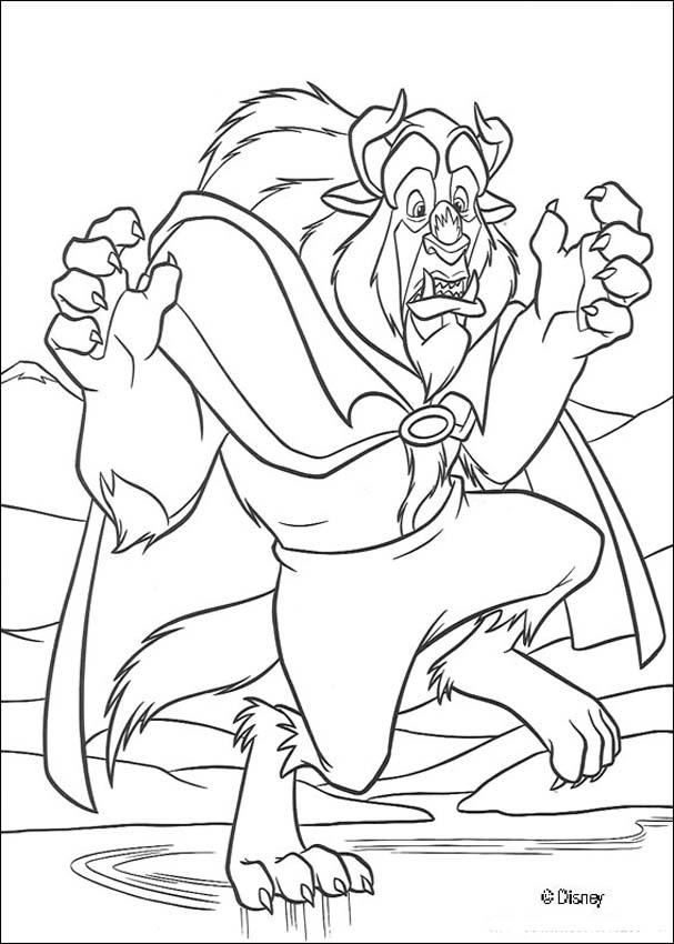 607x850 Smart Design Beauty And The Beast Coloring Pages Printable