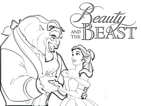 600x450 Beauty And The Beast Coloring Sheets Beauty And The Beast Movie