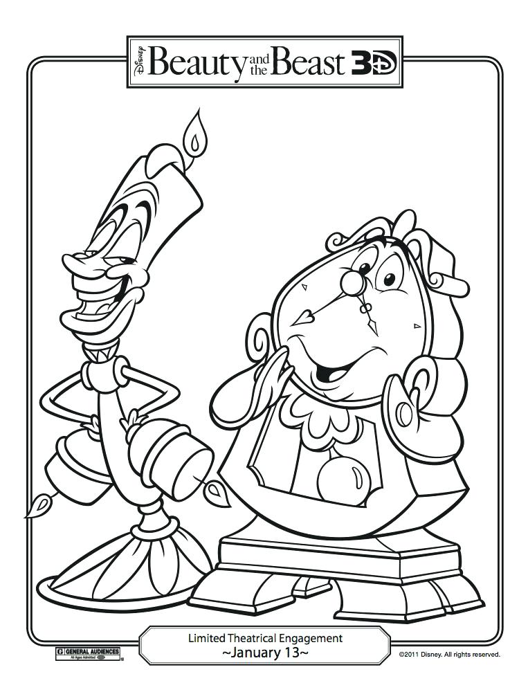 763x987 Beauty And Beast Coloring Pages On Coloring Beauty