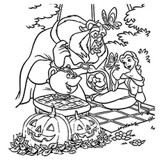 230x230 Amazing Disney Halloween Coloring Pages For Your Little Ones