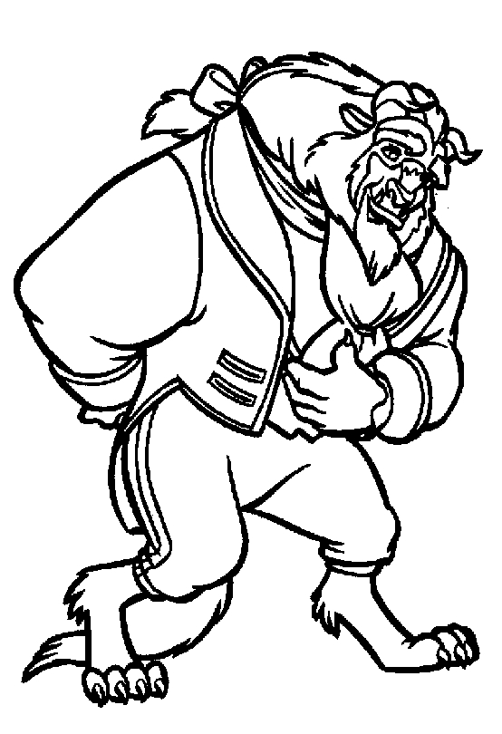 554x810 Beauty And The Beast Coloring Pages Images Free Coloring