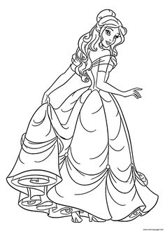 236x330 Beauty And The Beast Color Page Coloring Pages For Kids
