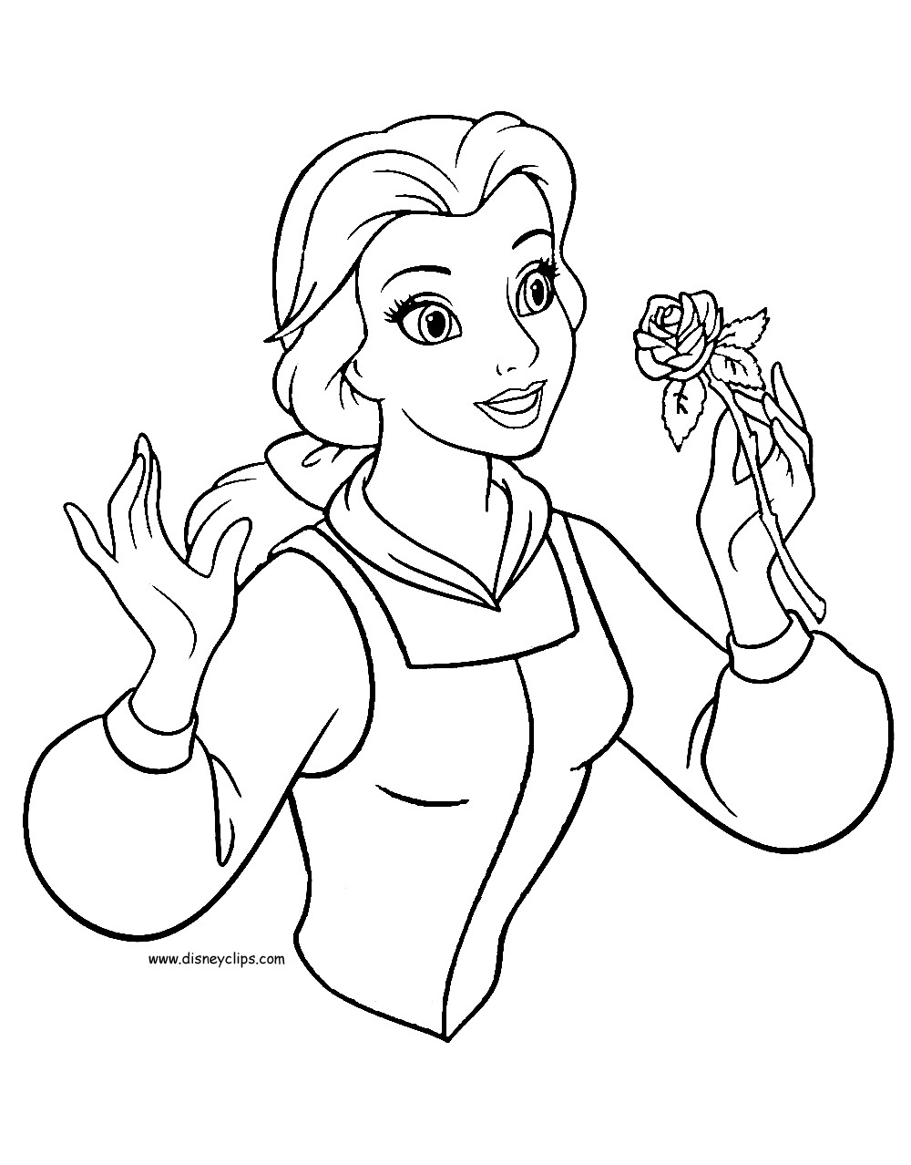 1000x1278 Beauty And The Beast Rose Coloring Pages New Beauty And The Beast