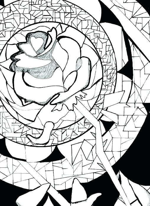 508x700 Beauty And The Beast Coloring Page Excellent Beauty And The Beast