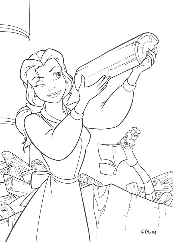 Beauty And The Beast Rose Coloring - Beauty And The Beast Rose Coloring Pages 6 