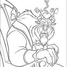 220x220 Beauty And The Beast Coloring Pages