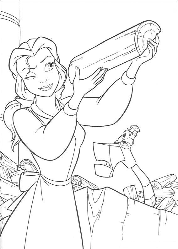 567x794 Kids N Coloring Pages Of Beauty And The Beast