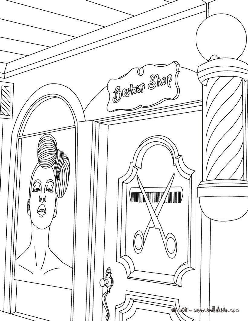 820x1060 Hair Salon Coloring Pages Printable Coloring Pages