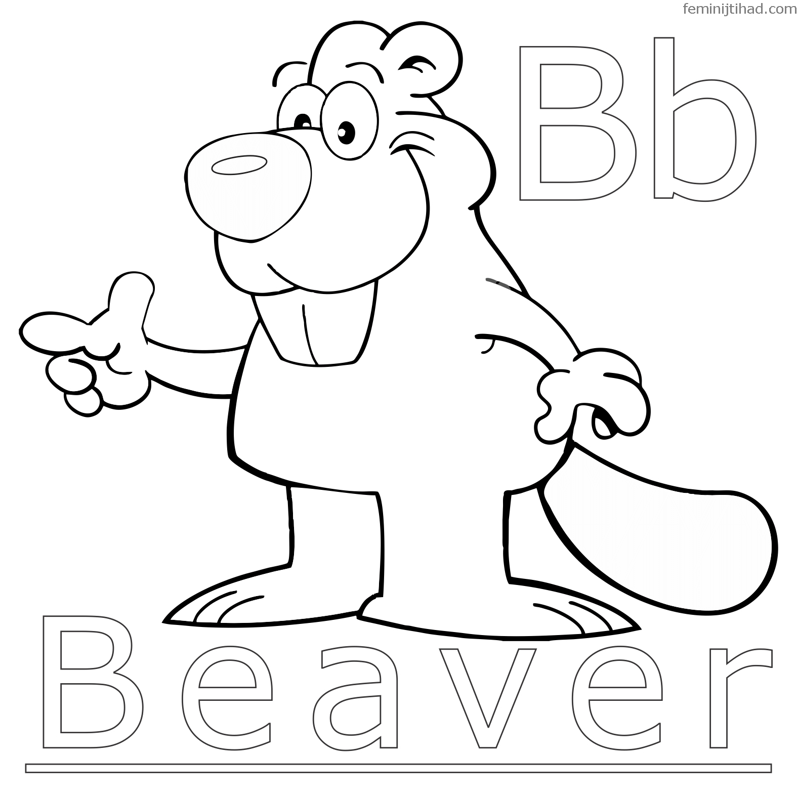 1575x1575 Beaver Coloring Pages To Print For Free Coloring Pages For Kids
