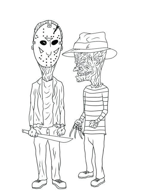 500x647 Beavis And Butthead Coloring Pages And Coloring Sheets Page Pages