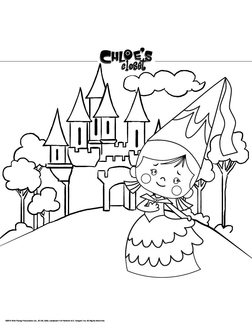 820x1060 Chloe's Bedroom Coloring Pages