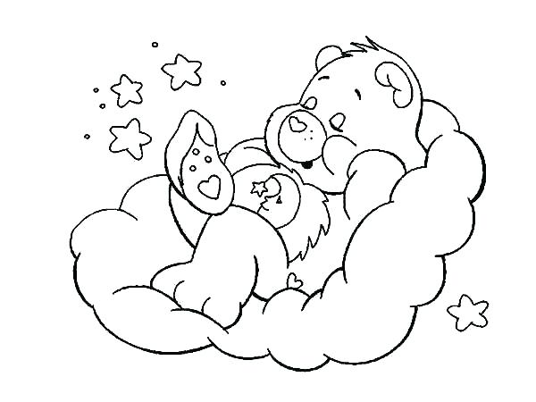 600x450 Wonderful Bedtime Coloring Pages Lamp For Coloring Bed Coloring