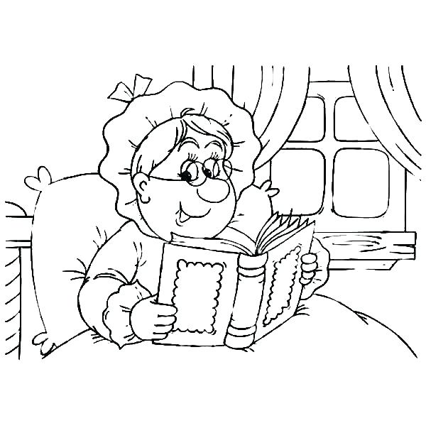 600x627 Bed Coloring Pages Bed Coloring Page Preschool Bedtime Coloring
