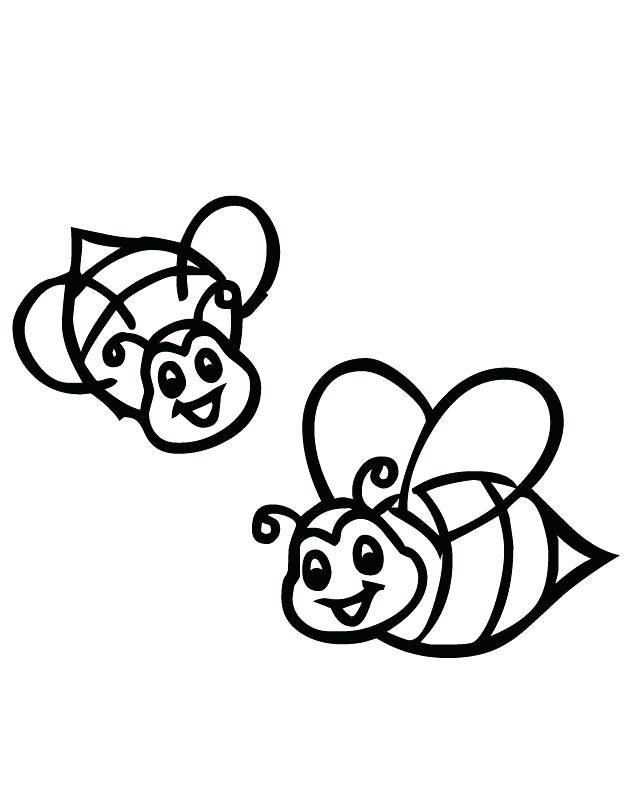 630x810 Bees Coloring Pages Flowers And Bee Coloring Page Free Printable