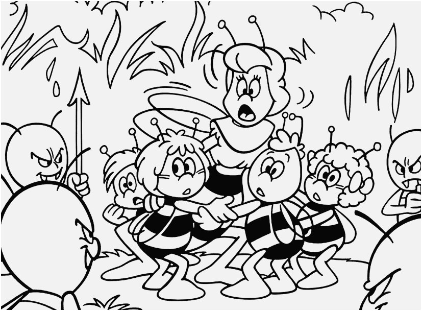 827x609 Bees Coloring Pages Picture Maya The Bee Coloring Pages With Ants