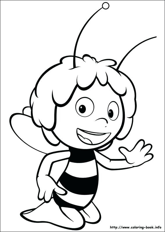 Bee Coloring Pages Printable at GetDrawings | Free download