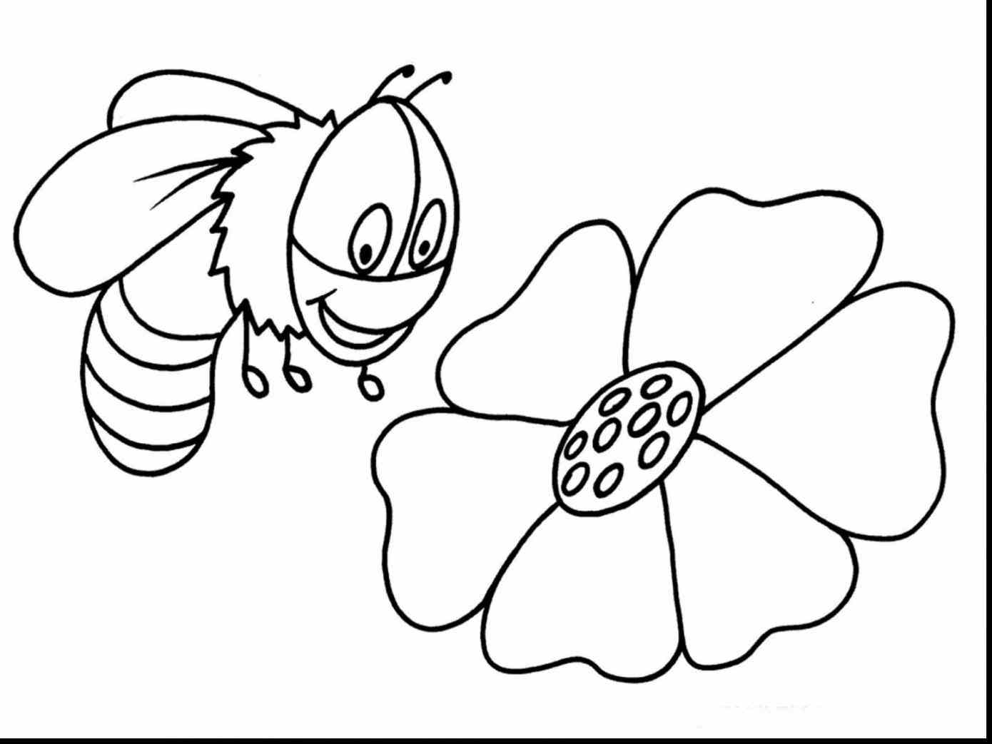 1390x1043 Best Of Bumble Bee Coloring Page Collection Printable Coloring Sheet