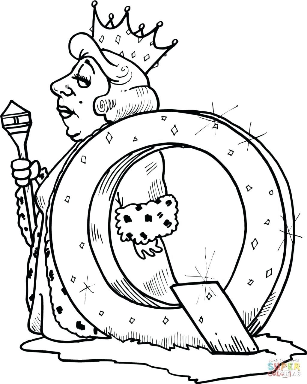 1024x1279 Coloring Pages Bee Coloring Pages Letter Q Is For Queen Page