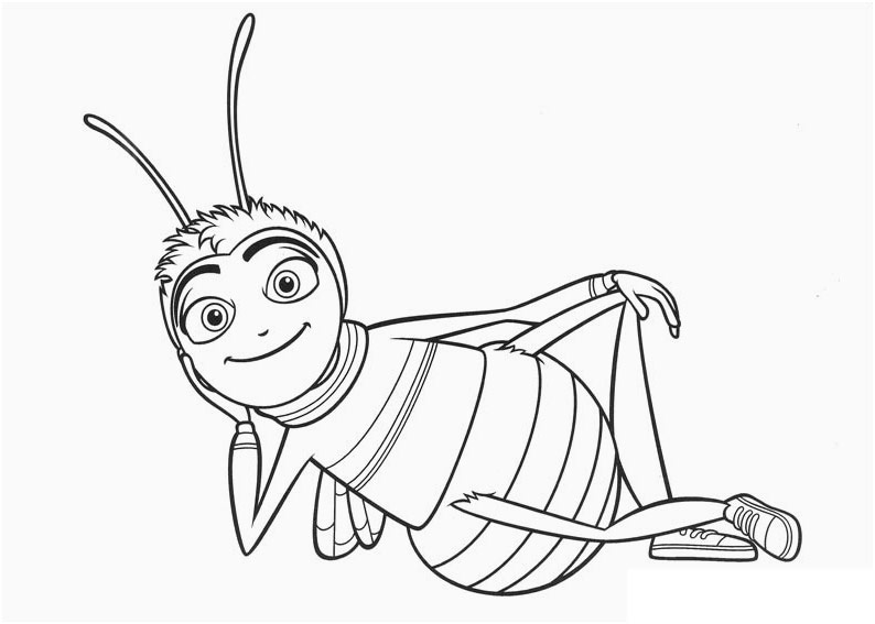 794x567 Bee Movie Coloring Pages Free Printables
