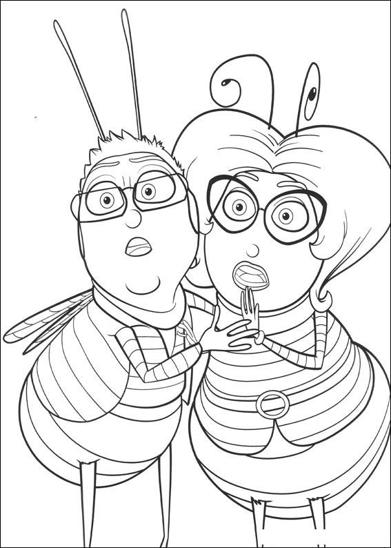567x794 Bee Movie Coloring Page