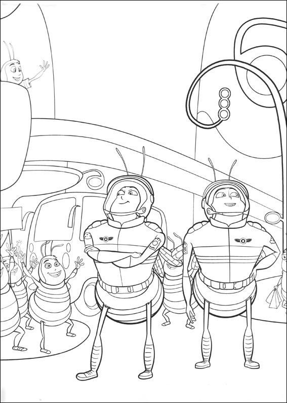 567x794 Coloriage Bee Movie Bee
