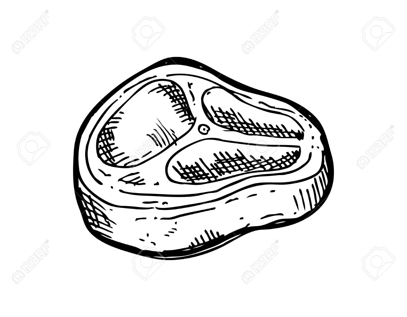 1300x1012 Drawn Beef Sketch Many Interesting Cliparts