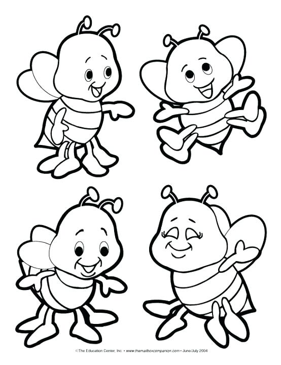554x720 Bees Coloring Pages Honey Bee Coloring Page Bees Coloring Page