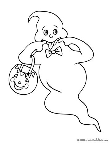 363x470 Ghost Coloring Pages