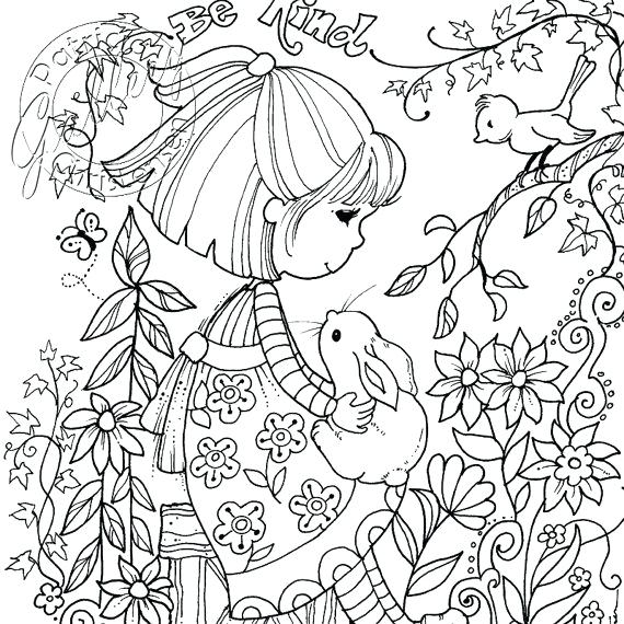 570x570 Colored Pencil Coloring Pages Print John T Adult Coloring Page