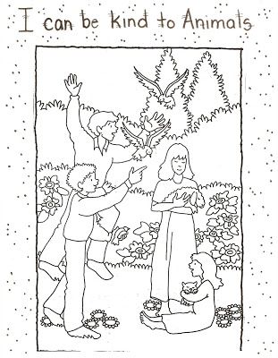 311x400 Lds Primary Lesson Helps Coloring Pages Color Page Example Glue