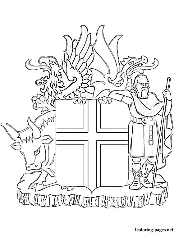 560x750 Coat Of Arms Coloring Book