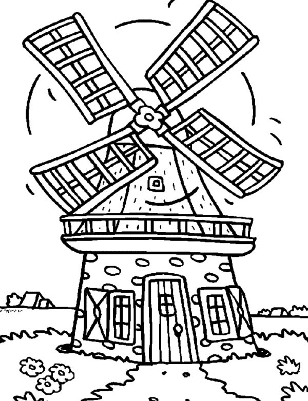 600x782 Windmills Swirling Fast Coloring Pages Batch Coloring