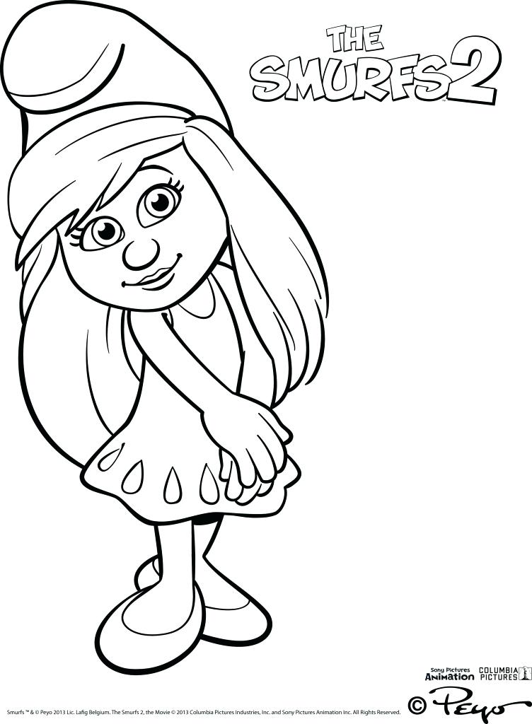 752x1024 Smurfs Coloring Pages To Print Smurfs Coloring Pages Smurfs
