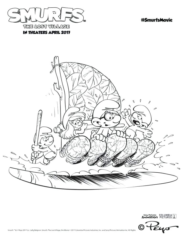 768x994 Smurfs Coloring Pages Free Coloring Collection