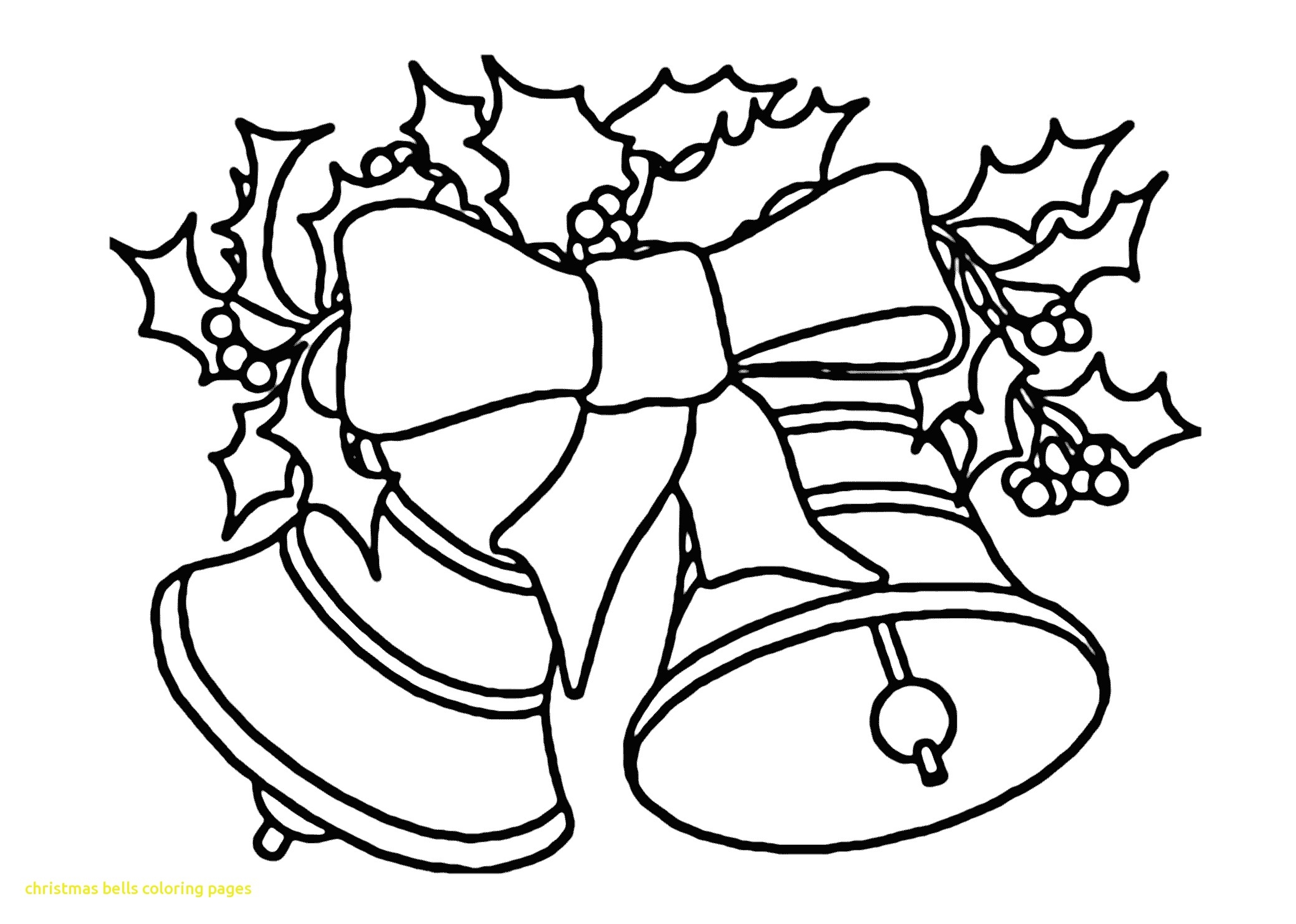 2079x1483 Christmas Bell Coloring Pages Collection Coloring For Kids