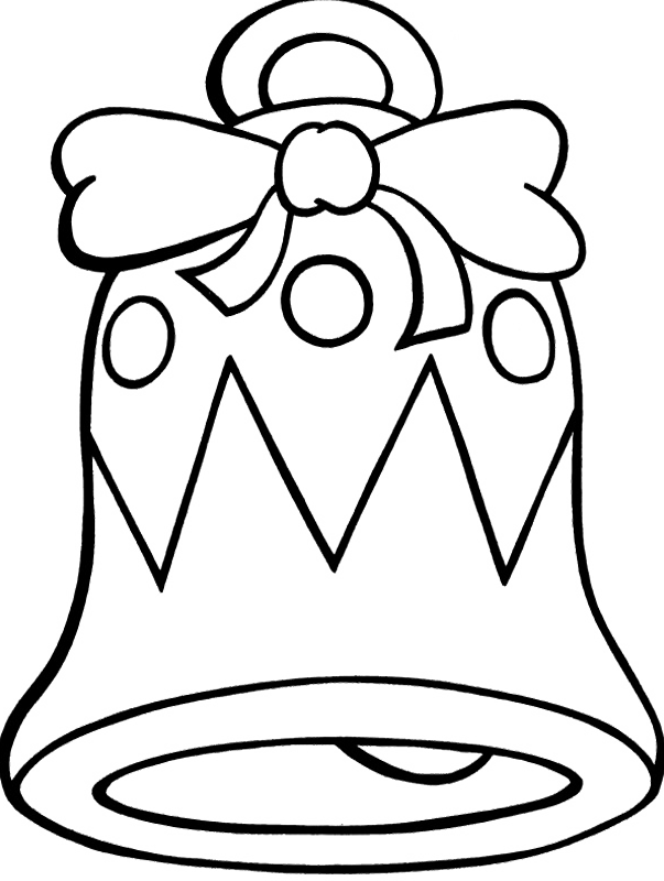 603x800 Christmas Bell Coloring Page Coloring Pages Charming Bell Coloring