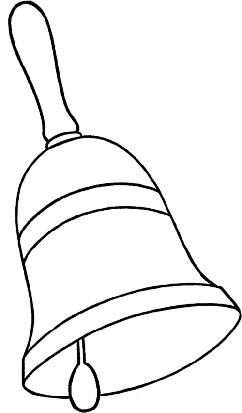 500x851 Christmas Bell Coloring Page