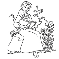 230x230 Top Free Printable Beauty And The Beast Coloring Pages Online