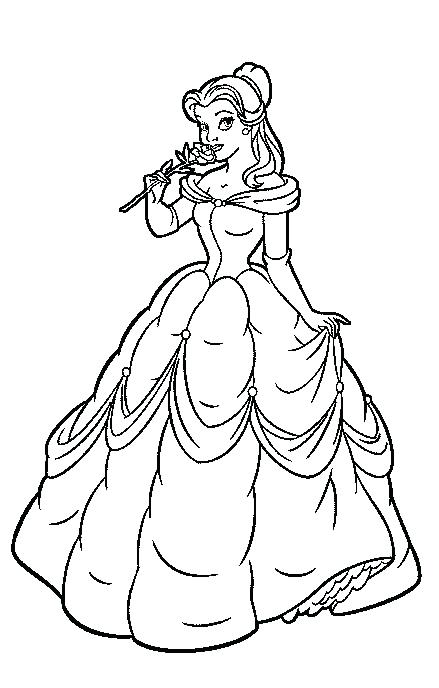 439x688 Bella Coloring Pages Belle Coloring Page New Photo Princess Belle