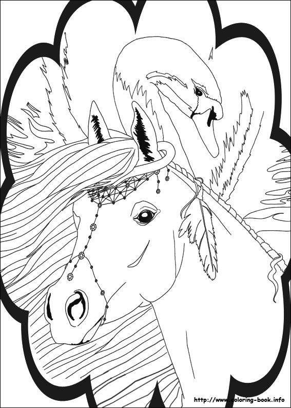 567x794 Bella Sara Coloring Picture Kids Crafs Coloring