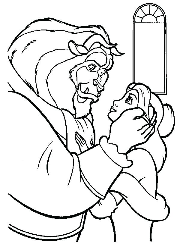 600x810 Belle Beauty And The Beast Coloring Pages Princess Coloring Page