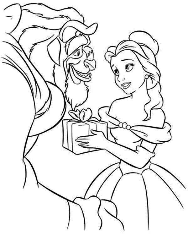 Belle Beauty And The Beast Coloring Pages at GetDrawings | Free download