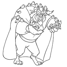 230x230 Top Free Printable Beauty And The Beast Coloring Pages Online