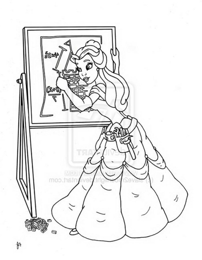 700x902 Beautynd The Beast Coloring Pages To Print Belle Wants