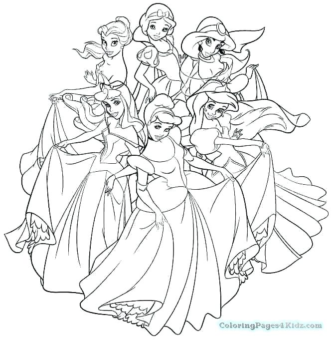 666x681 Princess Belle Colouring Pages Print All Disney Princesses