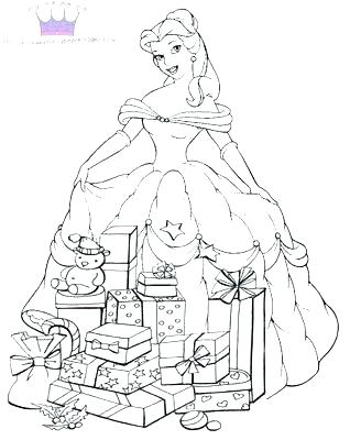 318x400 Printable Coloring Pages Belle Princess Coloring Pages Princess