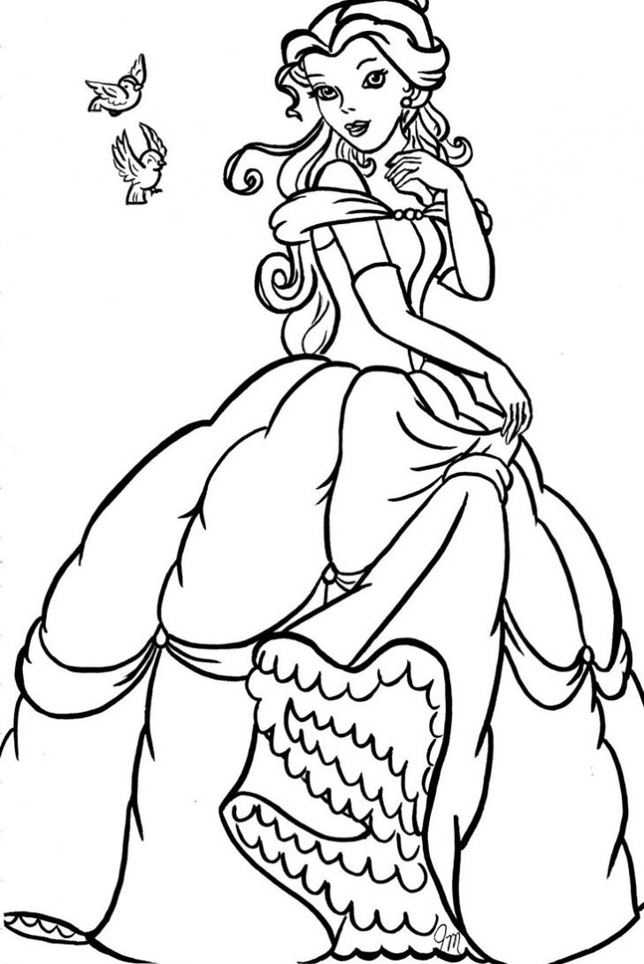 Belle Coloring Pages To Print at GetDrawings | Free download