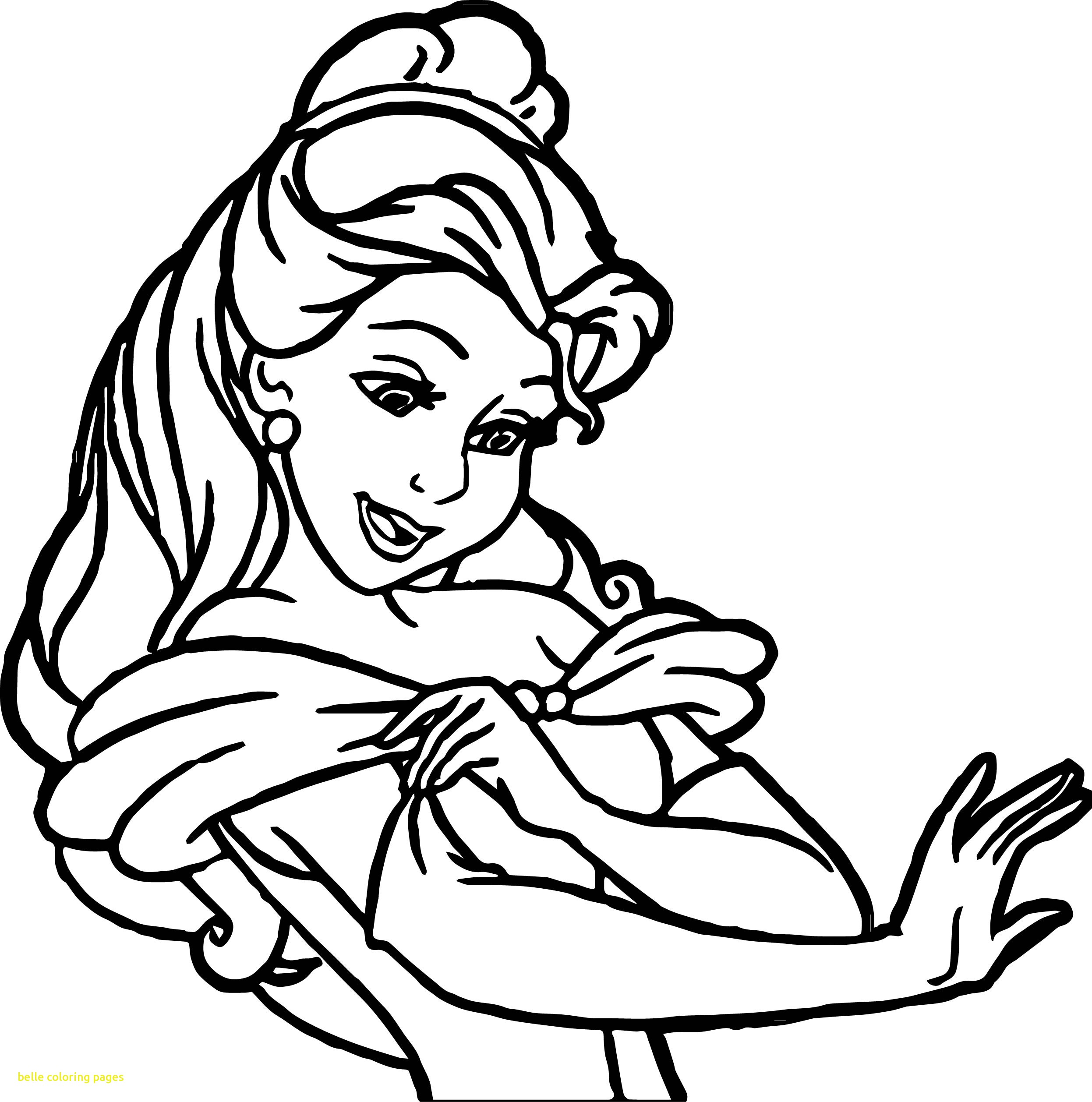 Belle Disney Princess Coloring Pages at GetDrawings.com | Free for