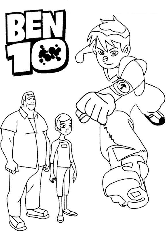 580x800 Cartoon Coloring Pages Printable Ben Cartoon Coloring Pages